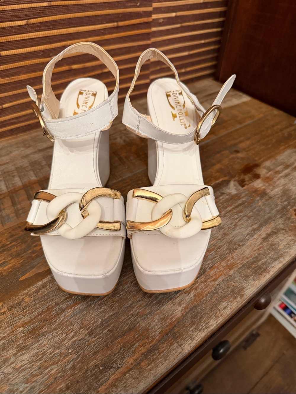 Divine Follie Platform Sandals Size 6.5 $365